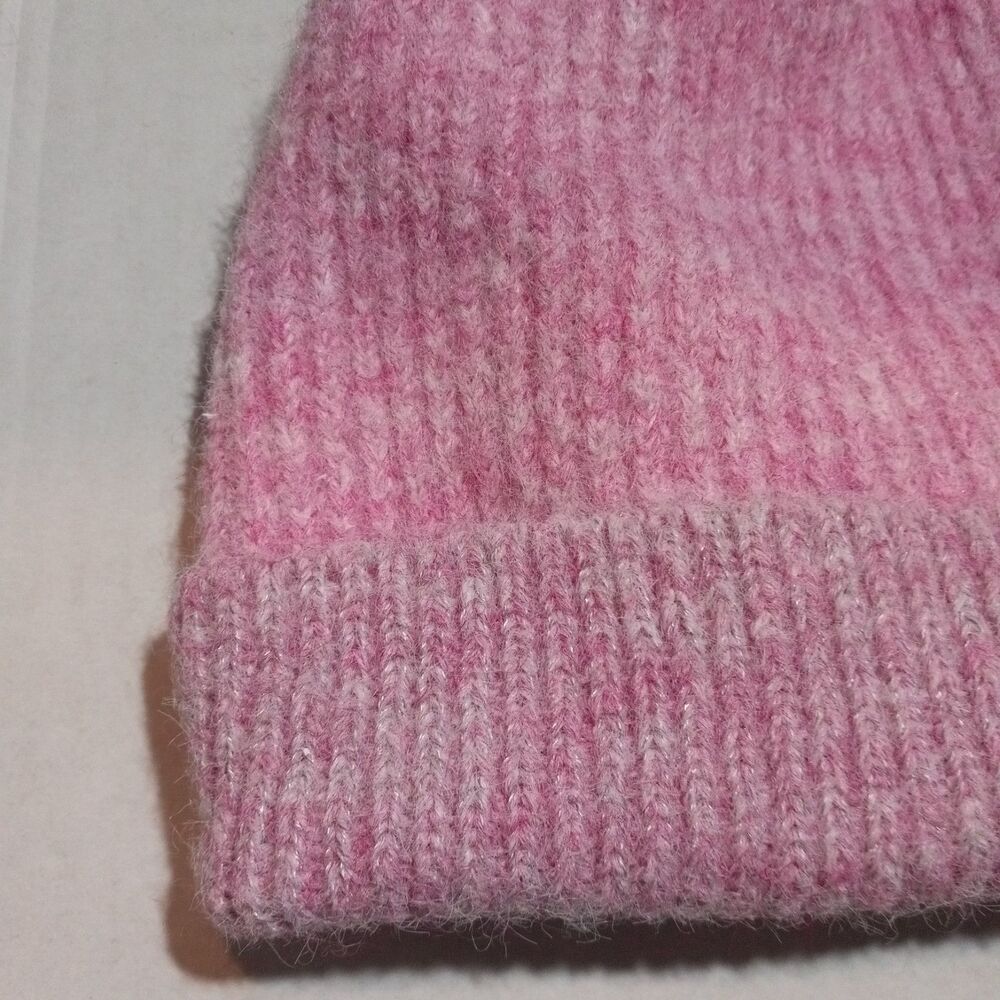 Morild Norway Eirin Lue Knit Beanie-One SIze-Reflective Thread-Heather Pink - Picture 6 of 8